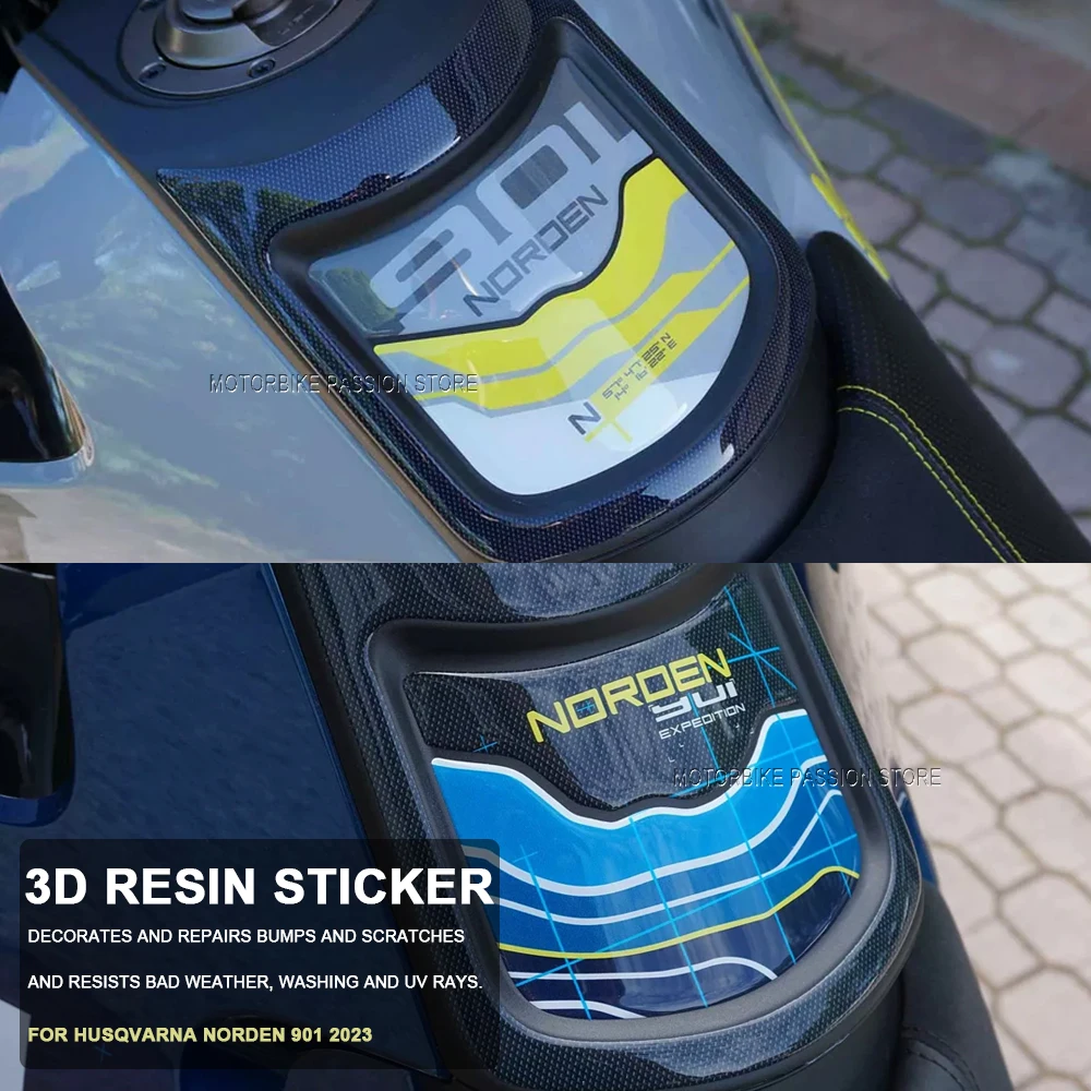 Для Husqvarna Norden 901 3D декоративная наклейка для мотоцикла устойчивая к царапинам