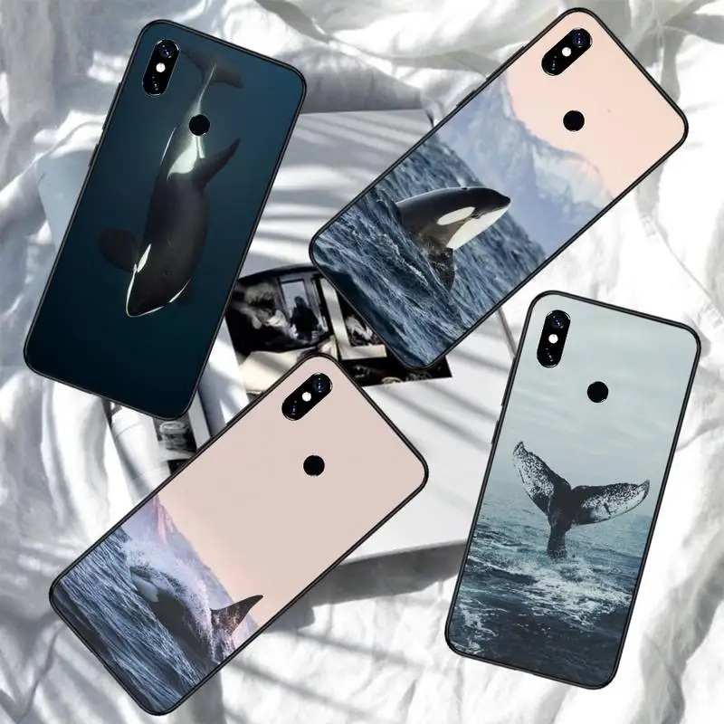 

Killer Whale Orca Phone Case For Xiaomi Redmi note 7 8 9 11 i t s 10 A poco f3 x3 pro lite funda shell coque cover