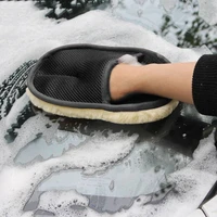 microfiber wool motorcycle washer care car paint soft auto car washing glove cleaning car cleaning glove wash care tools