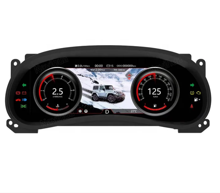 

12.3 Inch Car LCD Dashboard For Jeep JK 2011-2017 Car LCD Instrument Panel Modified and Upgraded