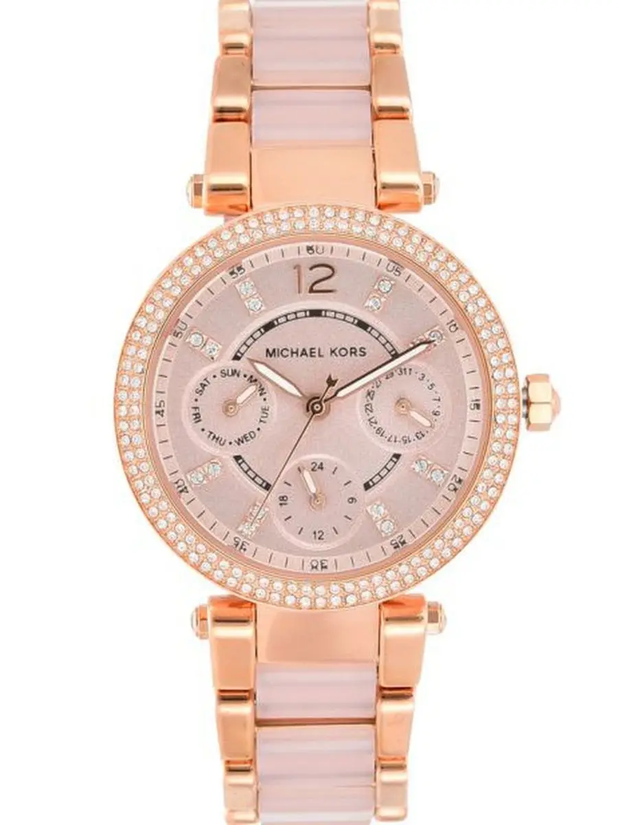 Фото Часы женские наручные Michael Kors Parker Mini оригинальные в подарочной упаковке кварцевый механизм MK6110 №5