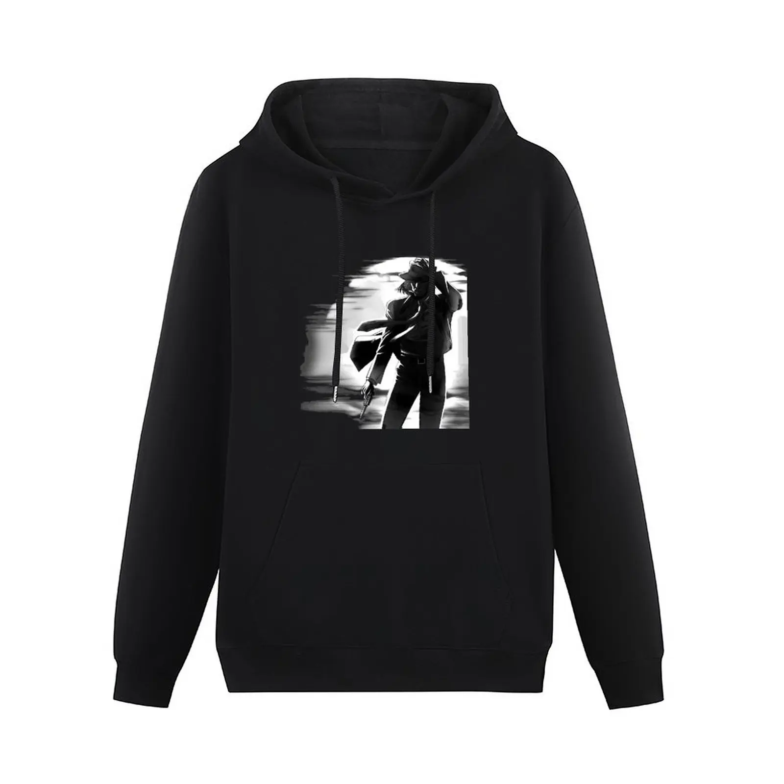 Пуловер Jigen B&ampW с капюшоном эстетичная одежда осенние новинки для мужчин зимняя