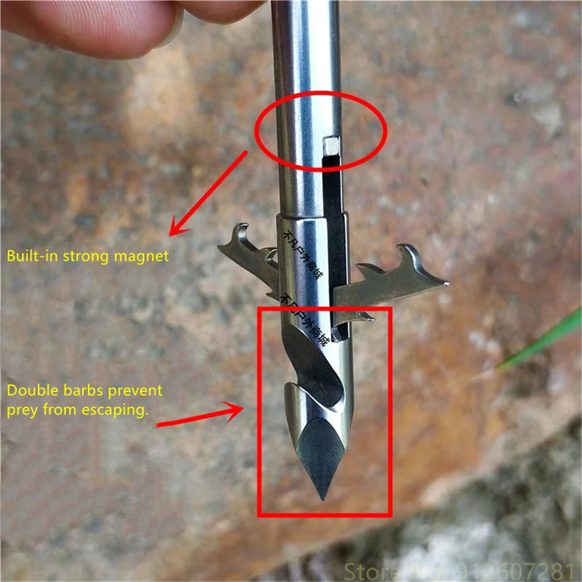 

Powerful Deepwater Arrows Stainless Steel Fishing Darts Slingshot Catapult Fishing Archery Skill Arrowhead Tip Accessories