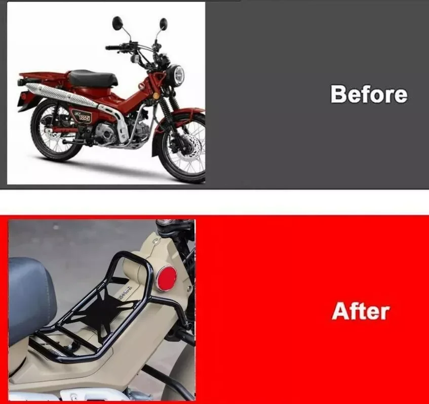 Багажная стойка для мотоцикла HONDA CT125 TRAIL 125 HUNTER CUB 2020-2024