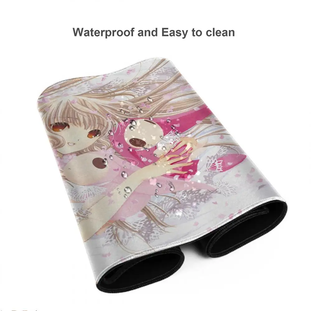 Фото Коврик для мыши Anime C-Chobits Cute Chii, нескользящий, резиновый, для геймеров, балансирующий, для компьютера, декоративный, для стола, для ноутбука, офисный, большой №5