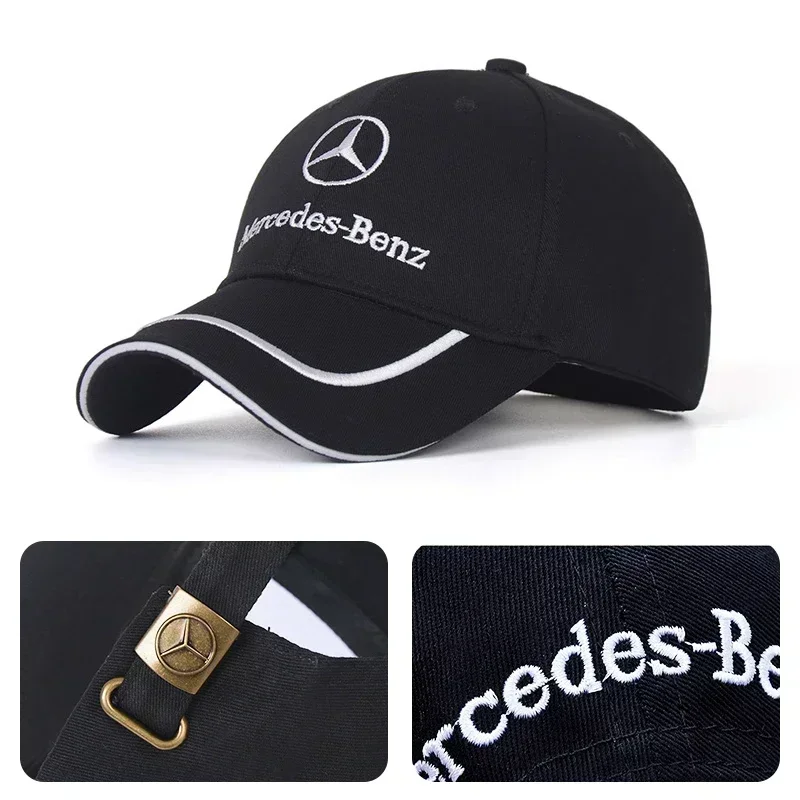 

Для Mercedes Benz AMG эмблема автомобиля вышитая бейсболка Snapback весенне-осенние повседневные шапки регулируемая солнцезащитная кепка