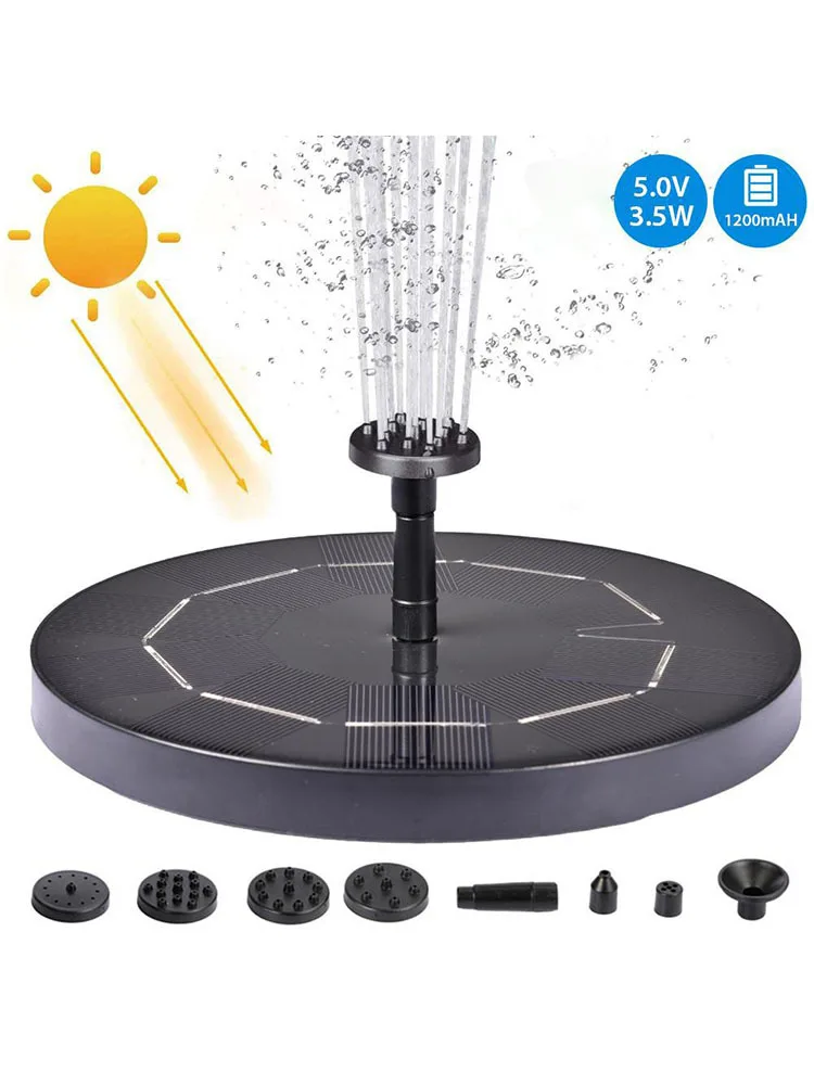 

Solar Fountain Outdoor Pool Floating Fountain Mini Fountain Swimming Pool Fountain Garden Fountain Courtyard Small Fountain