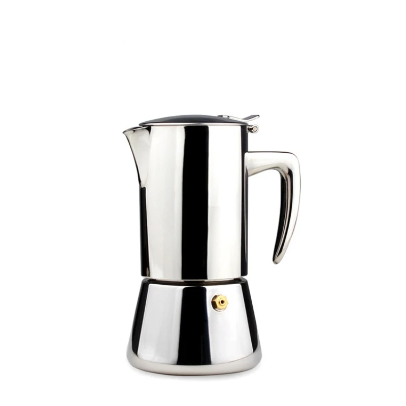

304 Stainless Steel Geyser Makers Coffee Pot Espresso Brewer Latte Tools Percolator Stove Coffee Maker Moka Pot