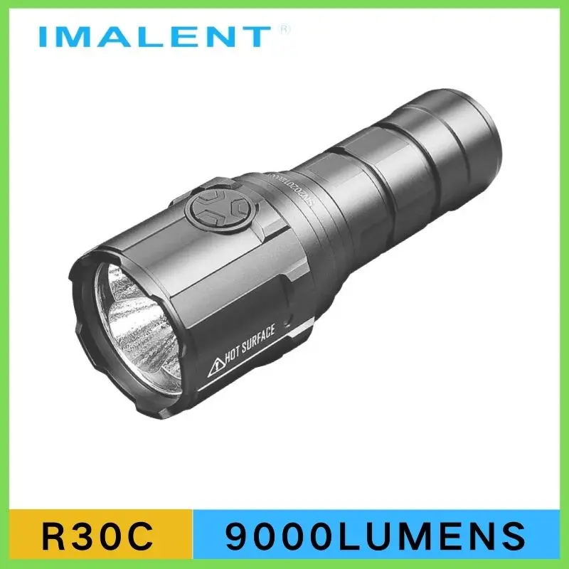 

Мини-фонарик IMALENT R30C аккумуляторный, 9000 лм