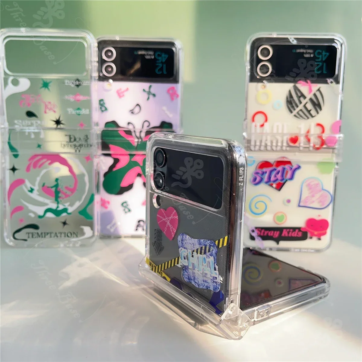 MAXIDENT CASE143 искушение сахарный Раш ездить чехол для телефона Samsung Galaxy Flip3 Zflip4 Zflip5