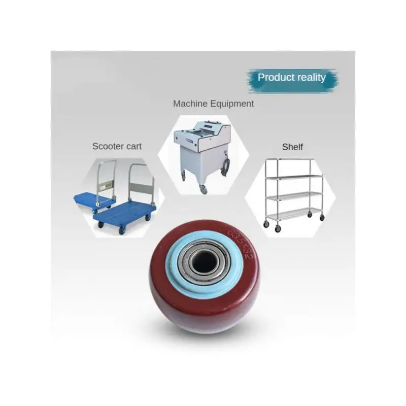 4 упаковки 4-дюймовых цилиндрических роликов полиуретановые износостойкие