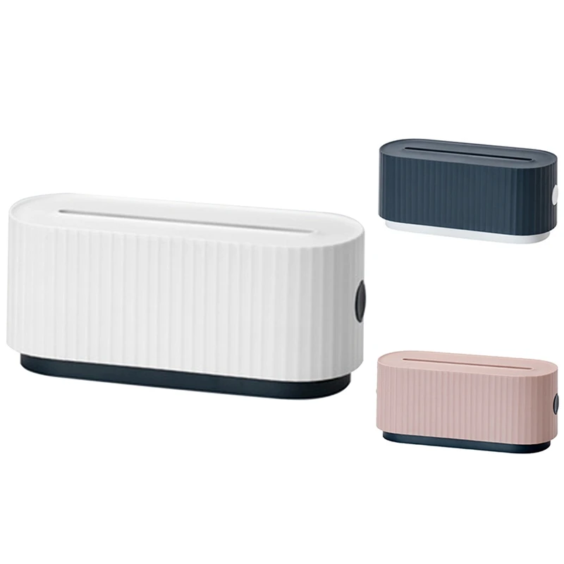 Кабельная коробка органайзер защита от пыли для проводов настольная шнура