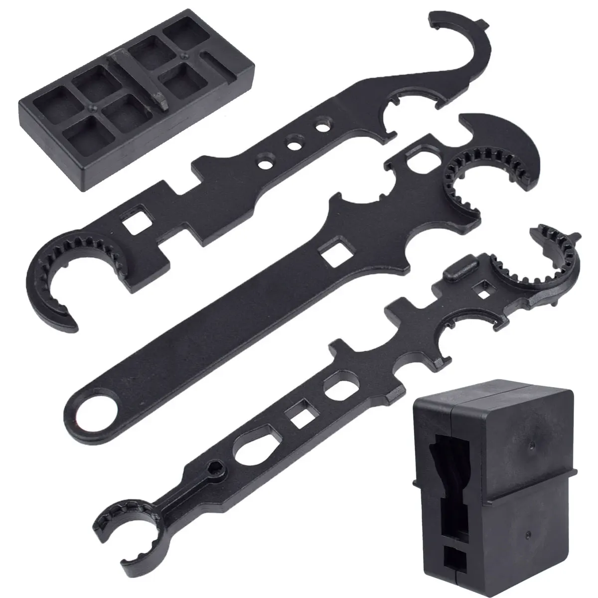 

AR15/M4/M16 Wrench Tool Combo Spanner Gunsmithing Hunting Accessories Rifle Gun Repair Vise Block AR .223/.308/5.56
