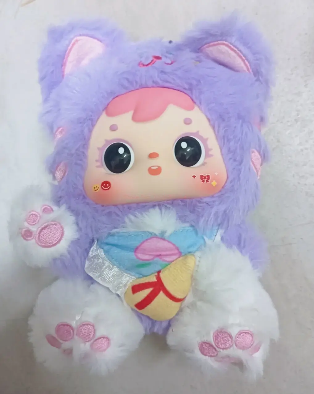 Фото Новая подлинная плюшевая подвеска Samuel Meow Lucky Cat Mystery Box, модная принесите тебе удачу и доброе настроение, лучший подарок на день рождения №5