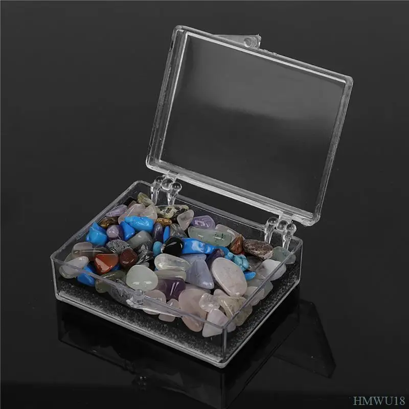 

1 Box Gift Gemstones Collectible Samples Ore Agate Mineral Specimen Quartz Crystal Polished Stone Home Decoration