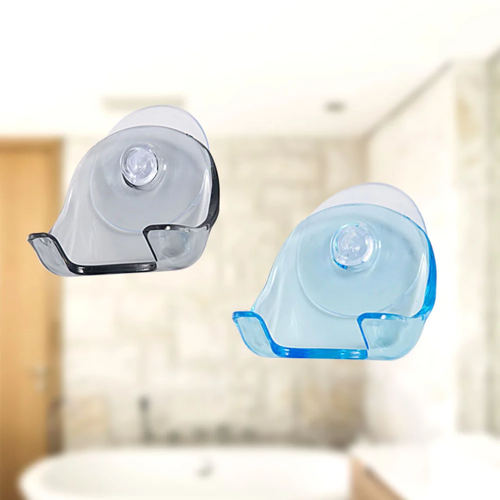 

2 Pcs Wall Holder Sucker Suction Cup Holder Shaver Holder Shower Shaver Holder Suction Cup Holder Kitchen accessories
