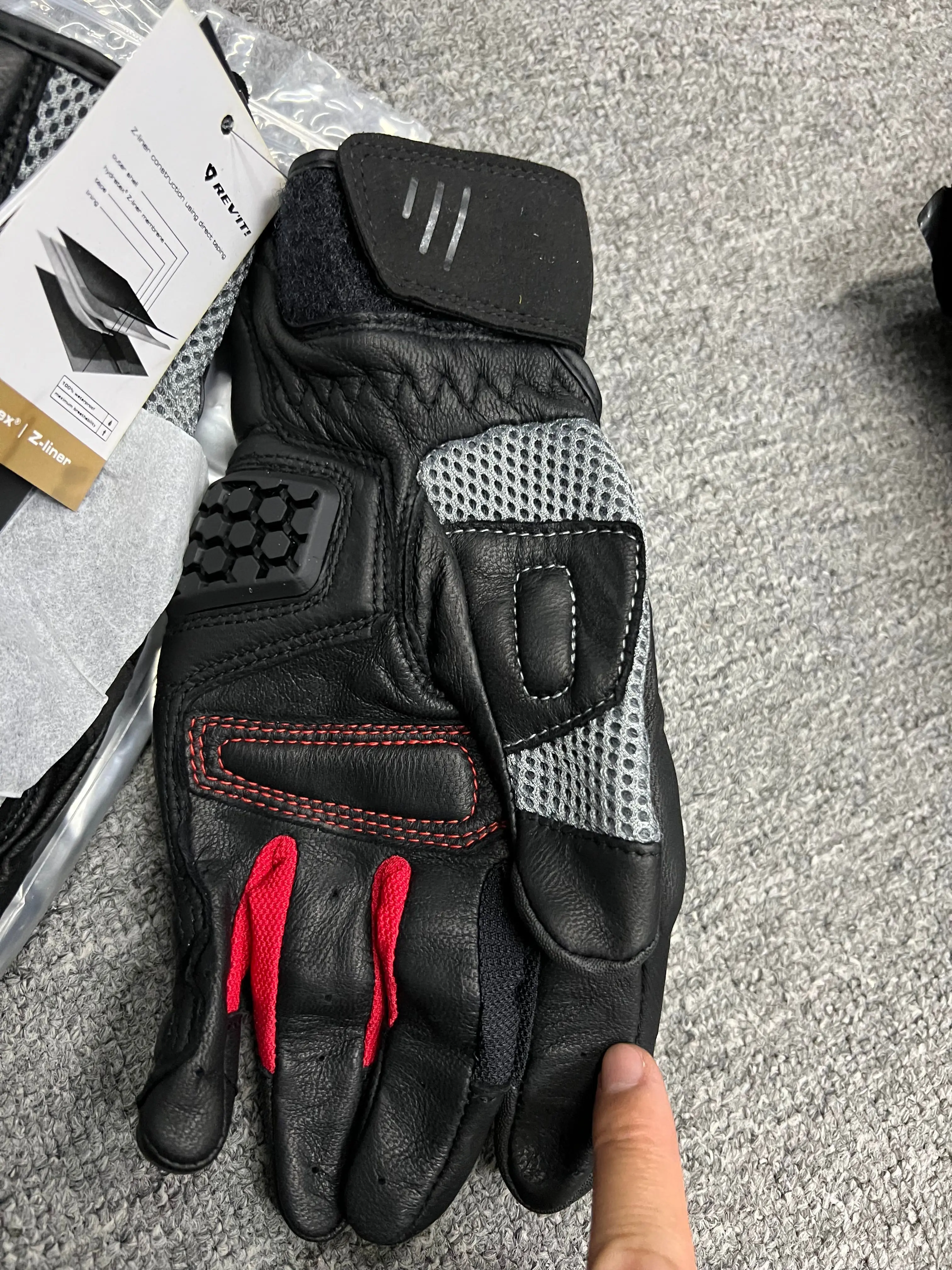 Перчатки Revit Dirt 3 натуральная кожа мотоцикл Moto GP уличный велосипед внедорожные