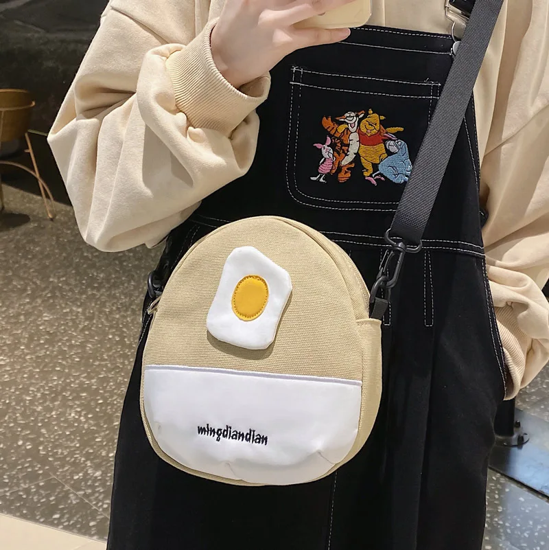 

2022 New Spring and Summer Fashion Ladies Luxury Casual Egg Yolk Avocado Cute Contrasting Color Girl One-shoulder Messenger Bag