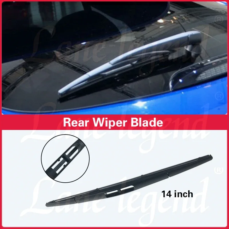 Фото Для Mitsubishi Lancer Hatchback Sportback 2008 2009 2010 2011 2012, автомобильные передние и задние щетки стеклоочистителя, резак, аксессуары, J-крючок №2