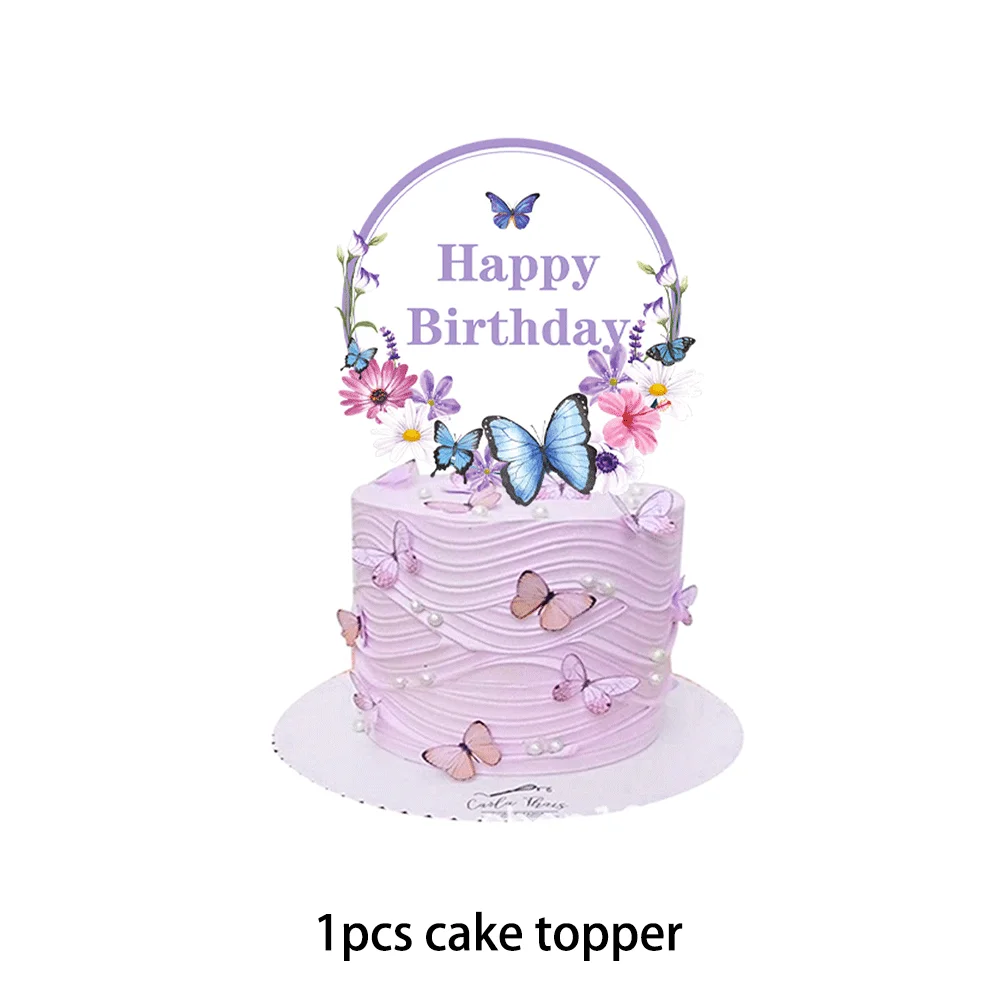 

Одноразовые тарелки, чашки, скатерть Бабочка