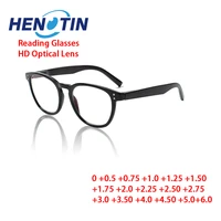 henotin stylish wide leg reading glasses ultra light mens womens eye care elegant and comfortable