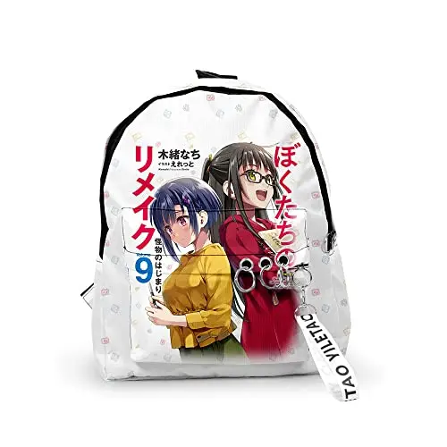 

2022 Bokutachi no Remake Backpack Casual School Bag Cosplay Daypacks 3D Anime Backpacks