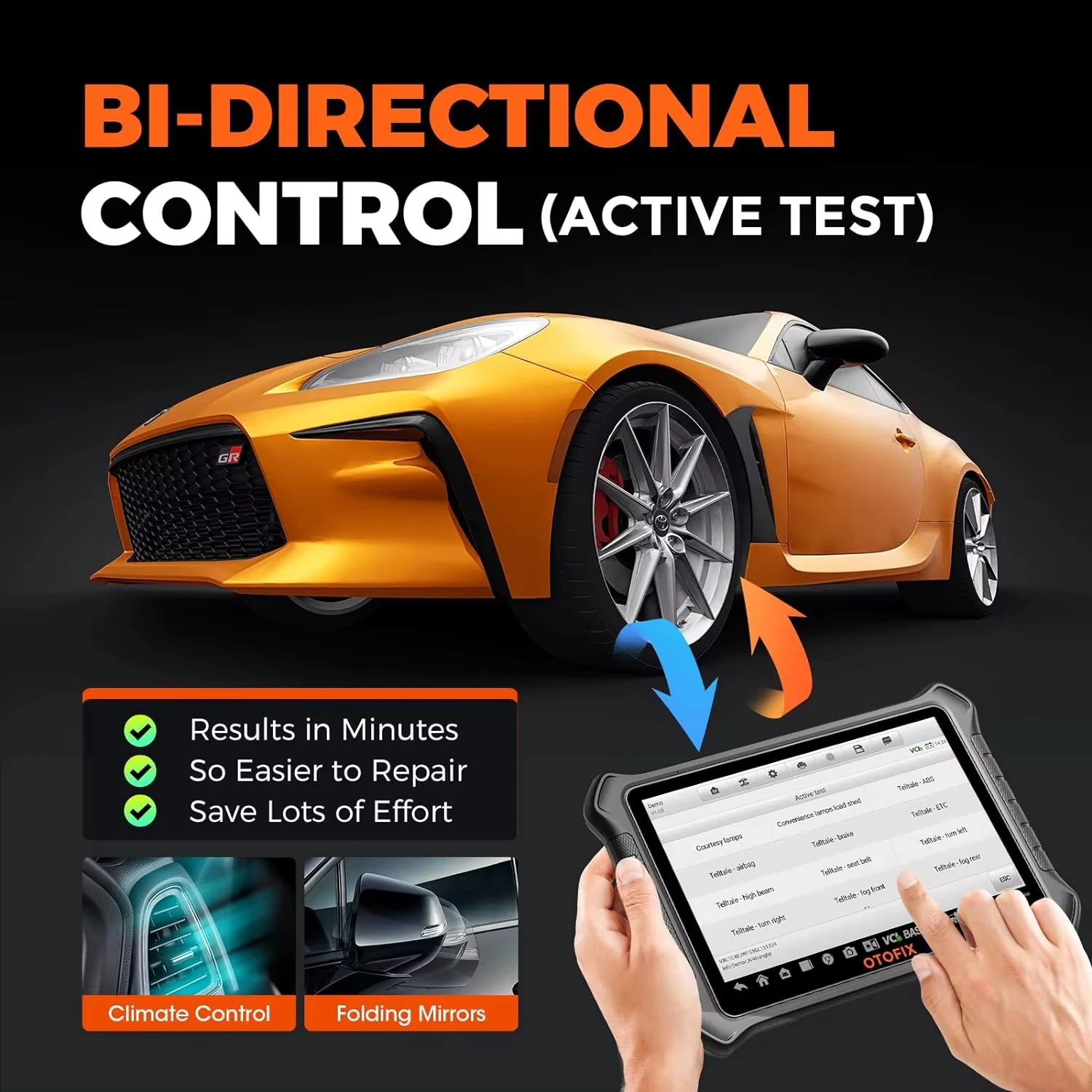 OTOFIX D1 PROS 2022 автомобильный диагностический инструмент кодирование ЭБУ/40 +