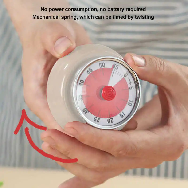 

Magnet Circular Timer 60 Minute Visual Countdown Timer for Teachers Classroom Kids Homework Reading Adults Cooking Office