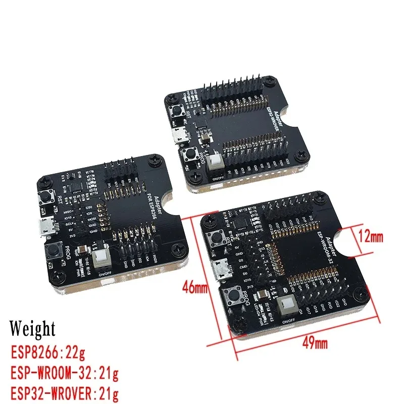 Фото ESP8266 ESP32 ESP-WROOM-32 ESP32-WROVER Макетная плата Тестовая запись Приспособление Инструмент Загрузчик для ESP-12F ESP-07S ESP-12S №3