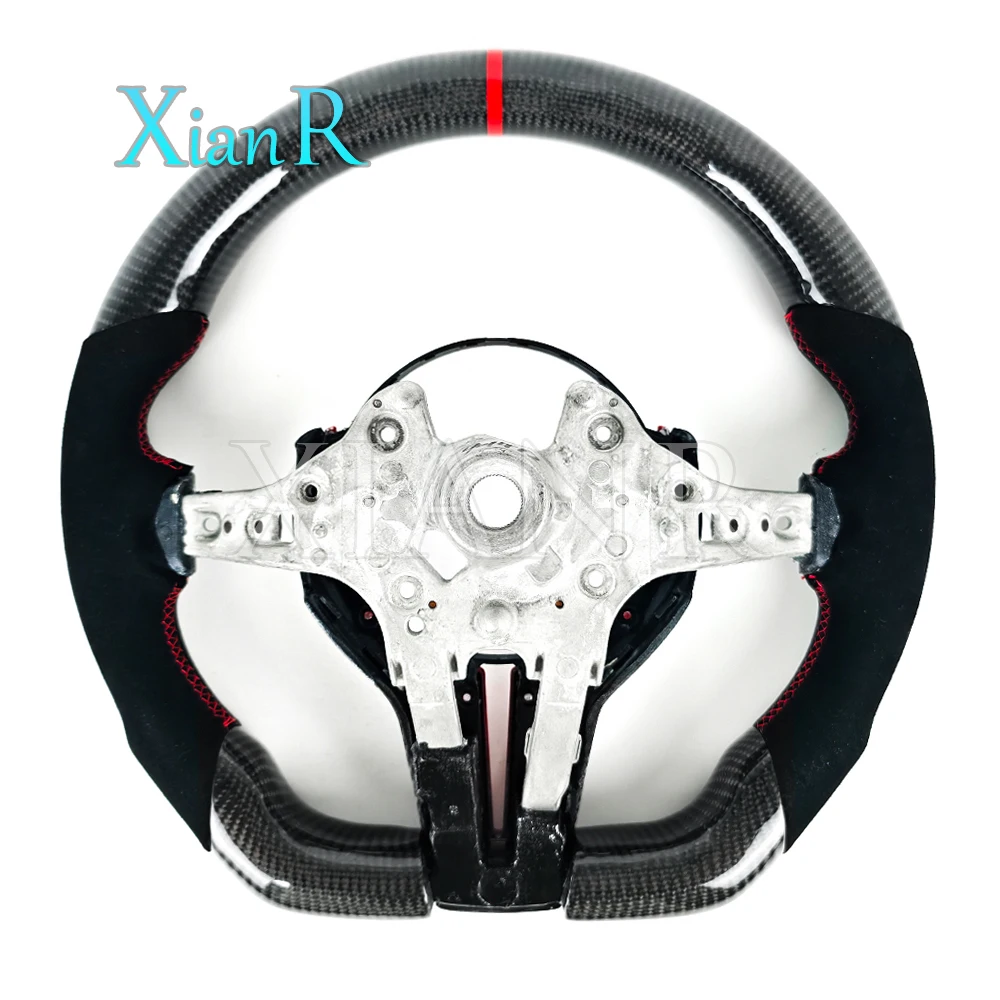 Индивидуальный руль из алькантары кожи и углеродного волокна для BMW E90 E60 E46 F30 F10 M2