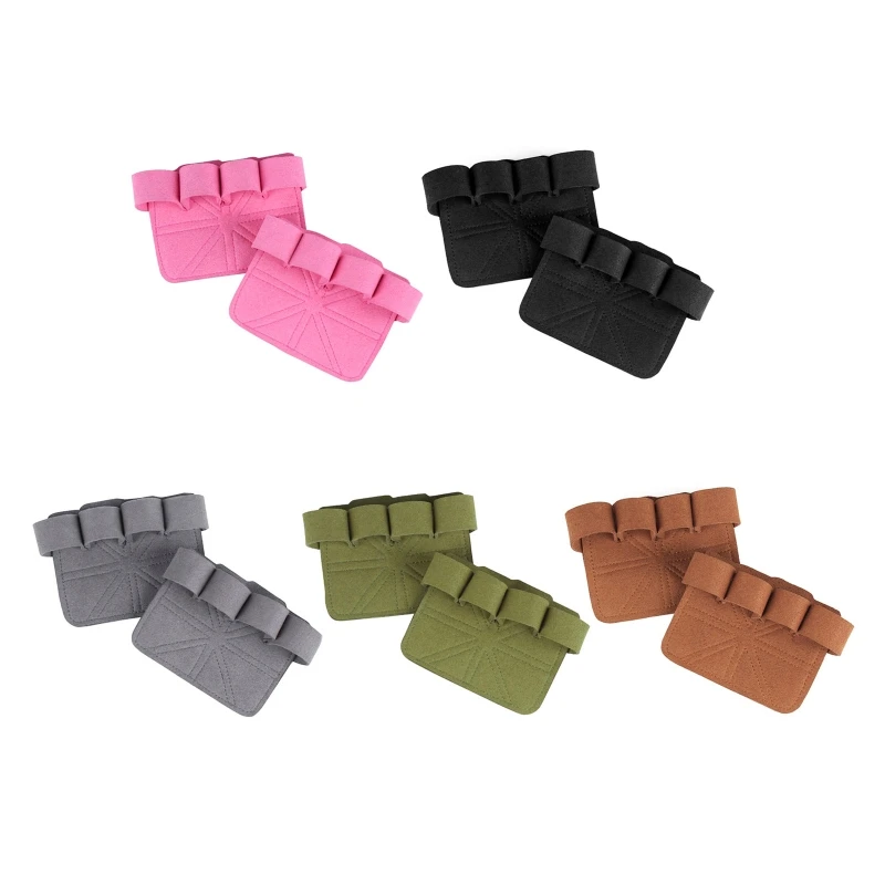 

Sports Gymnastics Grip Cross Training Leather 4 Finger Hand Grip Palm Protection