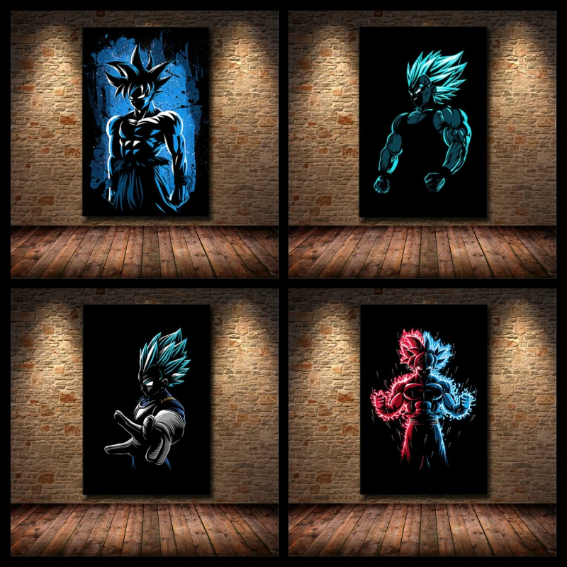 

Bandai Аниме Дракон мяч плакат Гоку алмазная живопись своими руками 5D алмазная вышивка мозаика настенное искусство роспись домашний Декор под...