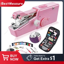 Portable Mini Sewing Machines Needlework Cordless Hand-Held Clothes Useful Portable Sewing Machines Handwork Tools Accessories