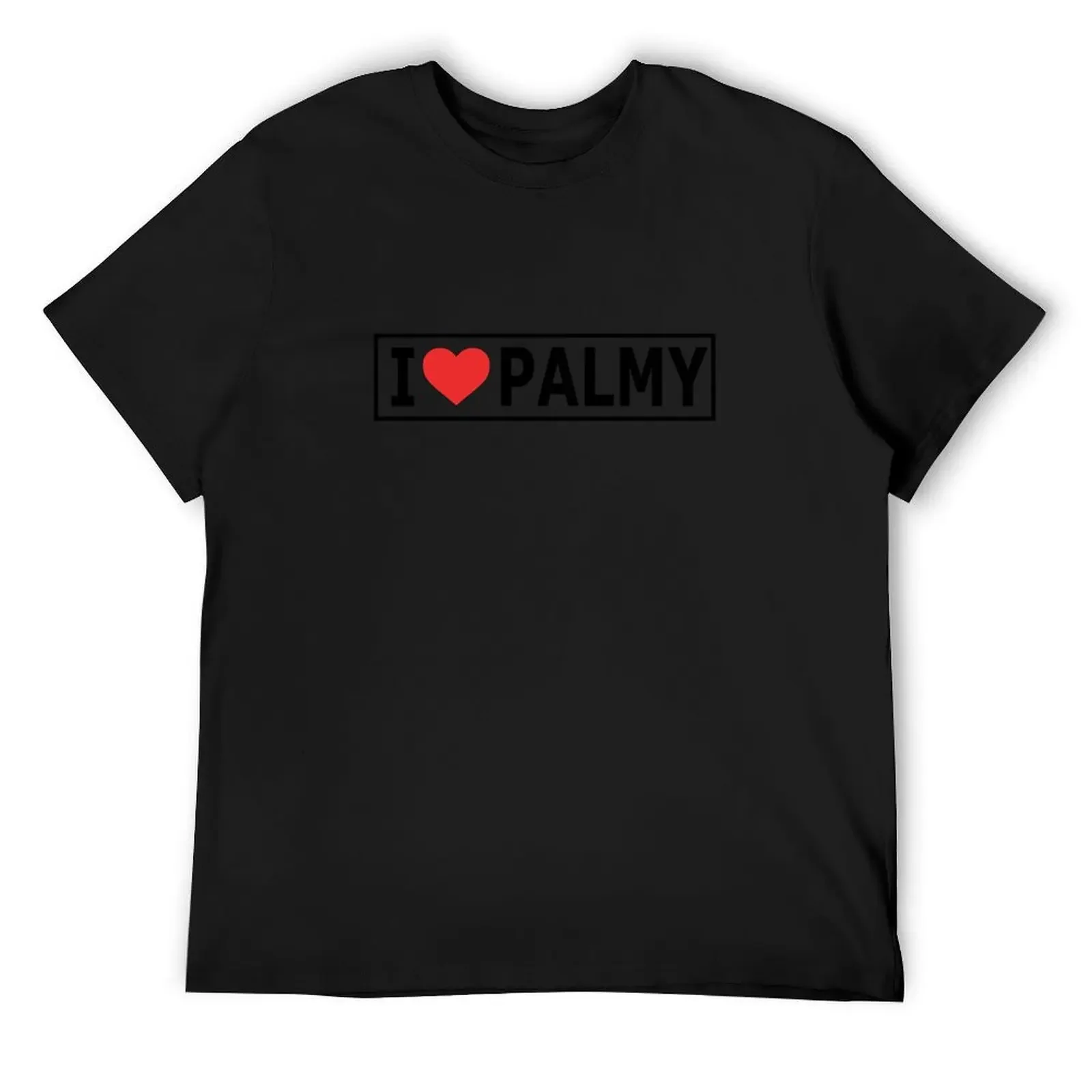 I Heart Palmy - футболка с красным сердцем рубашки летняя одежда рисунком большого