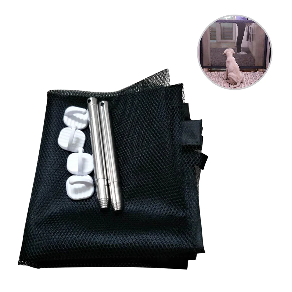 

Pet Gate for Dogs The Ingenious Mesh Safe Guard and Install Anywhere Pet Dog Safety Dog Gate Dog Fences