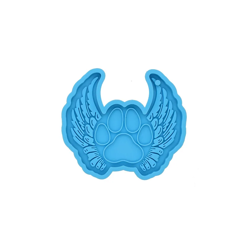 Силиконовая форма для брелока в форме кости