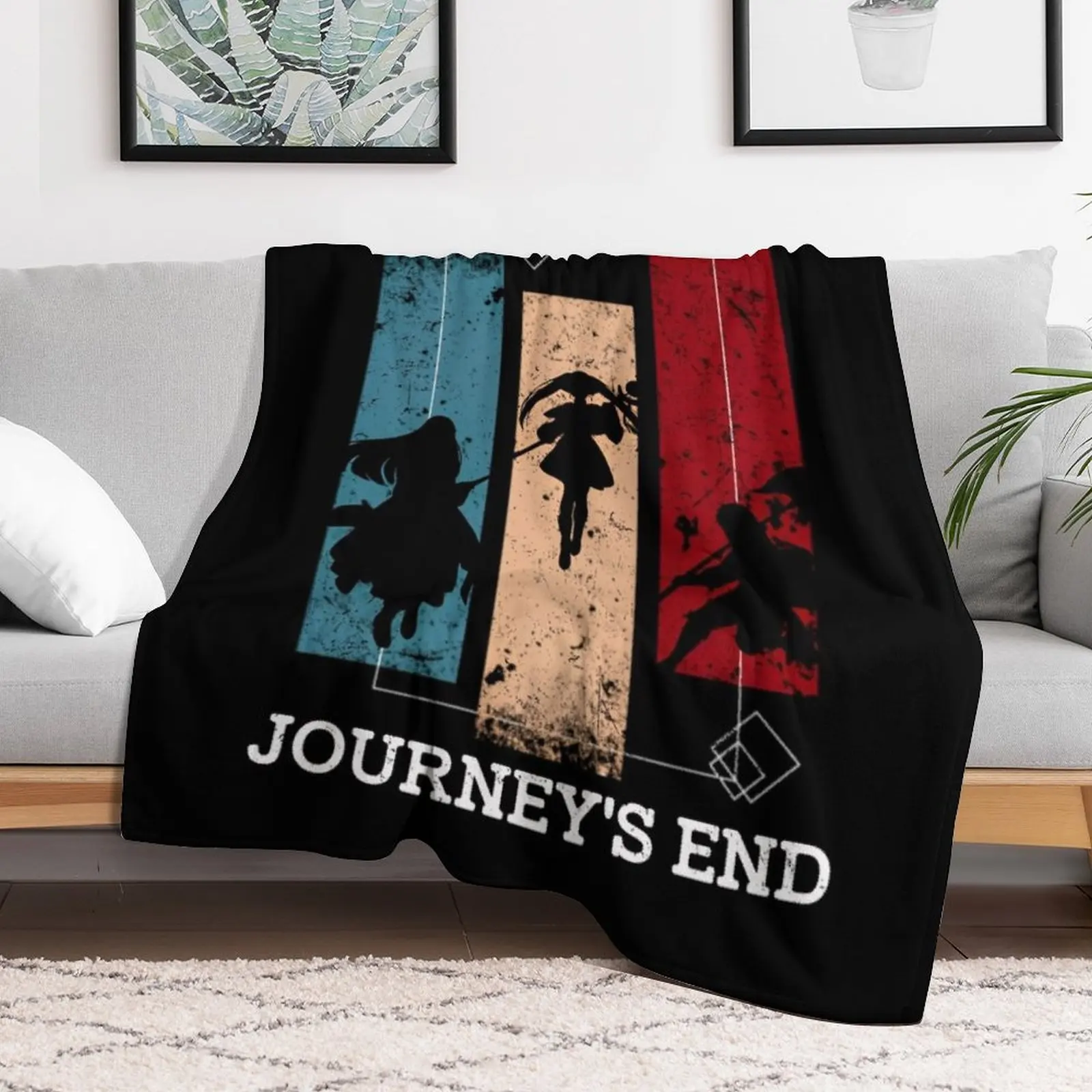 Frieren — все основные персонажи Party с папоротником и Старкой из Sousou no Anime SNF-168 Плед