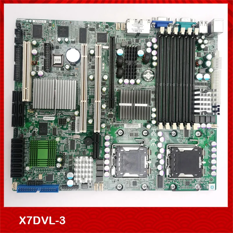 

For Supermicro Server Motherboard For X7DVL-3 LGA771 5000V 54/53/52/51 SAS/SATA Perfect Test Good Quality
