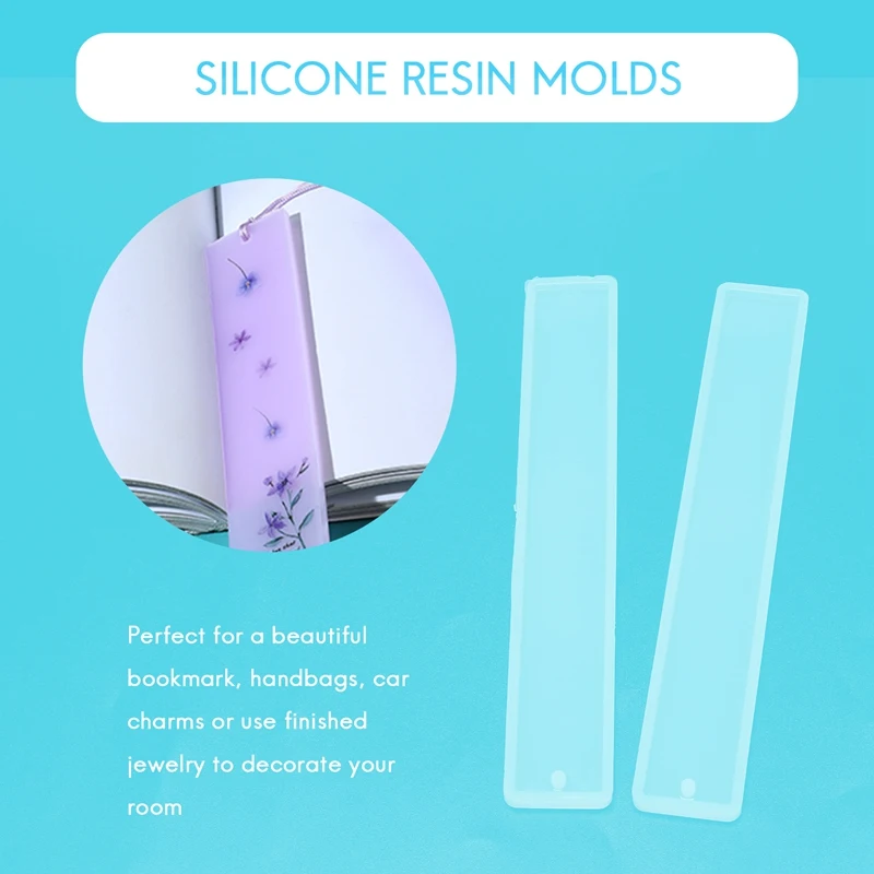 12 шт./компл. прямоугольная силиконовая форма для закладок DIY изготовление