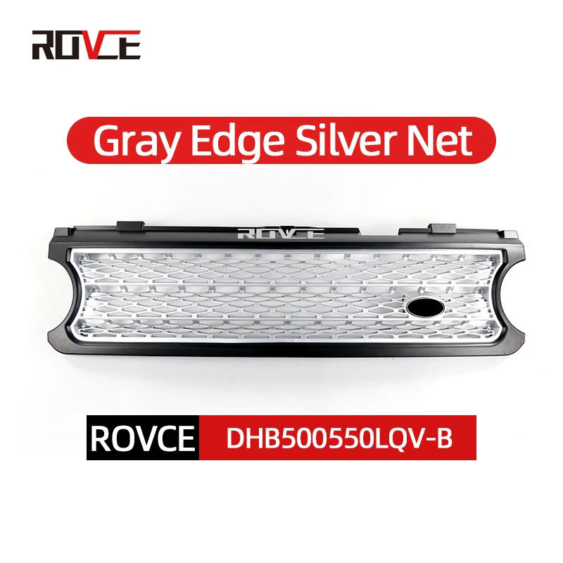 Передний бампер автомобиля ROVCE, решетка ABS для Land Rover Range Rover Vogue 2006-2009 L322 4,2, автомобильный внешний аксессуар