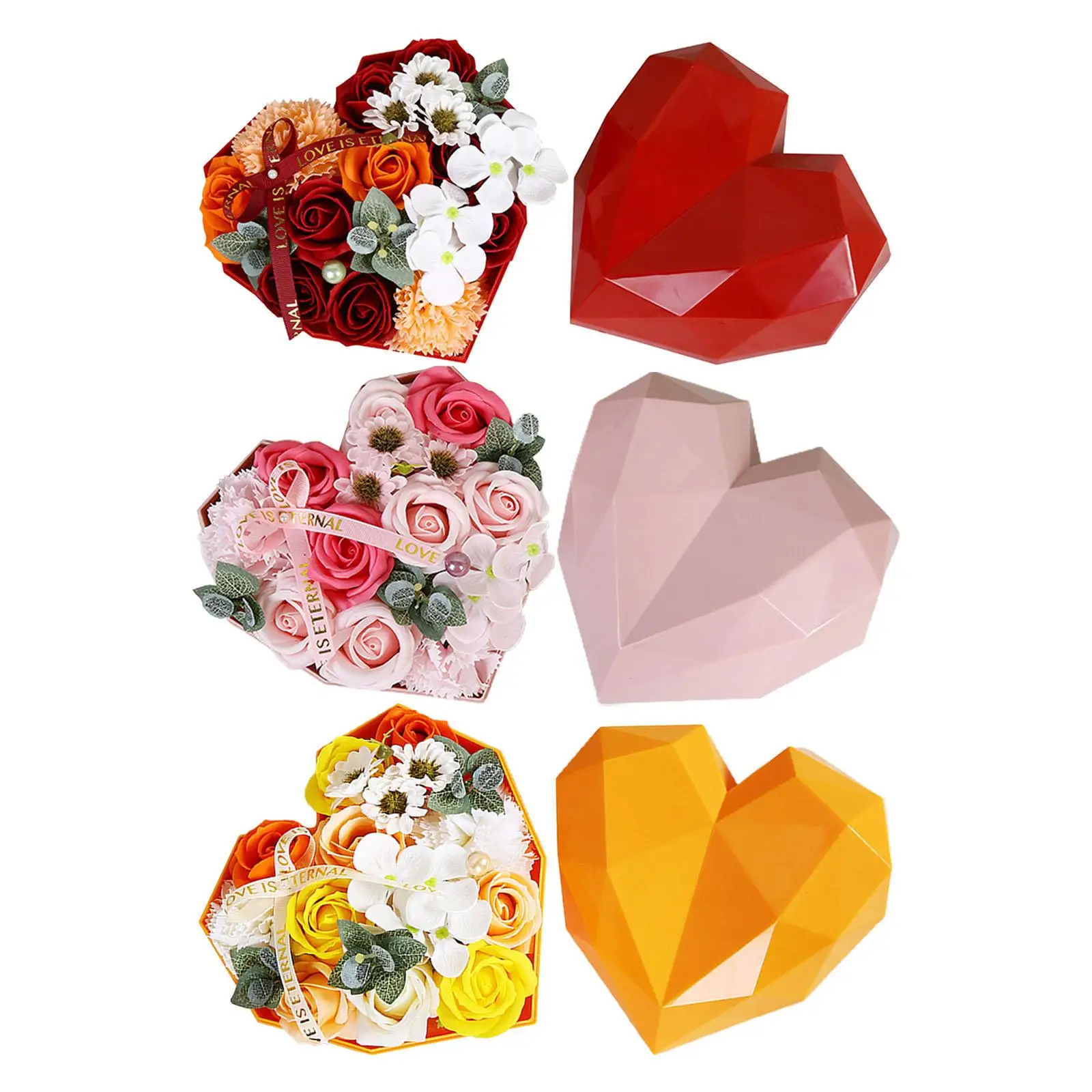

Luxury Beautiful Rose Soaps Set Floral Scented for Teachers' Day Gift