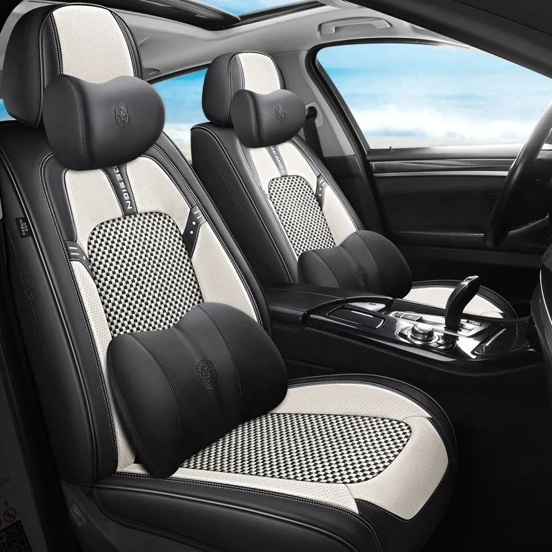 

Front+Rear Car Seat Cover for toyota lc200 mark 2 premio prius 20 30 rav 4 rav4 tundra venza verso of 2022 2021 2020 2019 2018