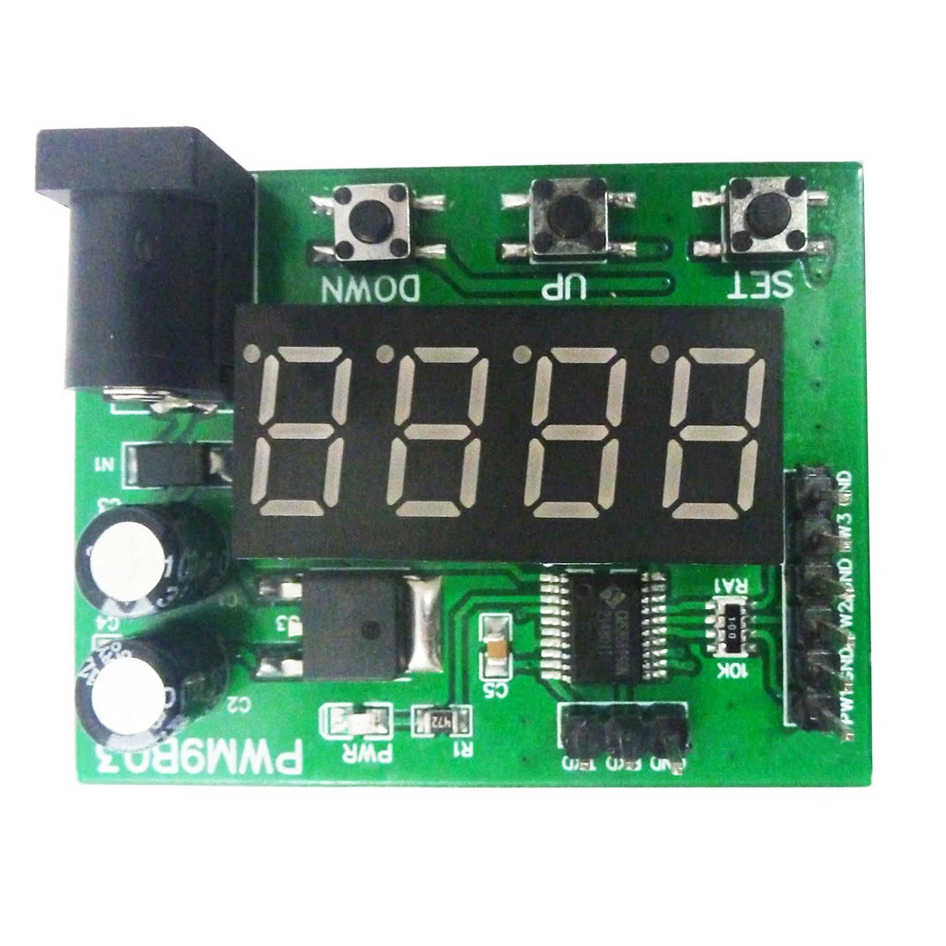 

New DC 6-24V 12-30MA 3 Channel 20HZ-1MHZ Duty Cycle Frequency Adjustable PWM 5V TTL Level Square Wave Pulse Signal Generator