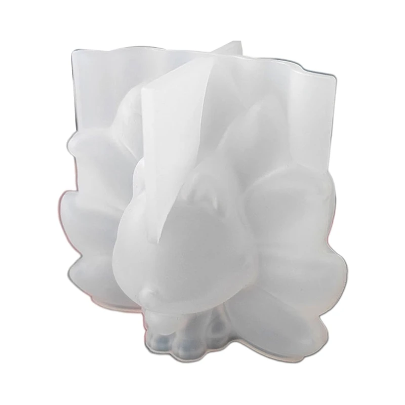 

3D Animal Candle Epoxy Resin Mold Aromatherapy Plaster Silicone Mould DIY Crafts Soap Home Decoration Ornaments Casting Tools