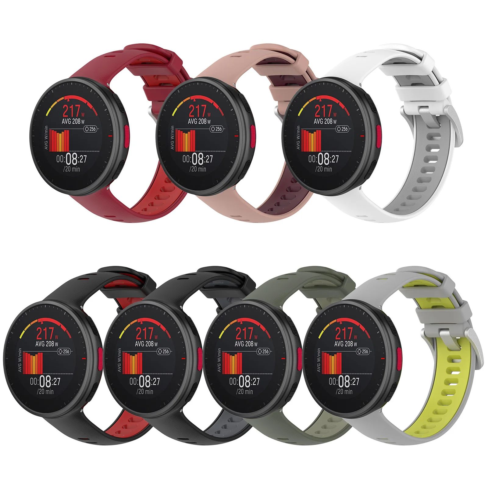 

For Vantage V2 Silicone Soft Wristband For Vantage V2 Sports Bracelet Strap Smart Watch Band For Vantage V2 Smartwatch