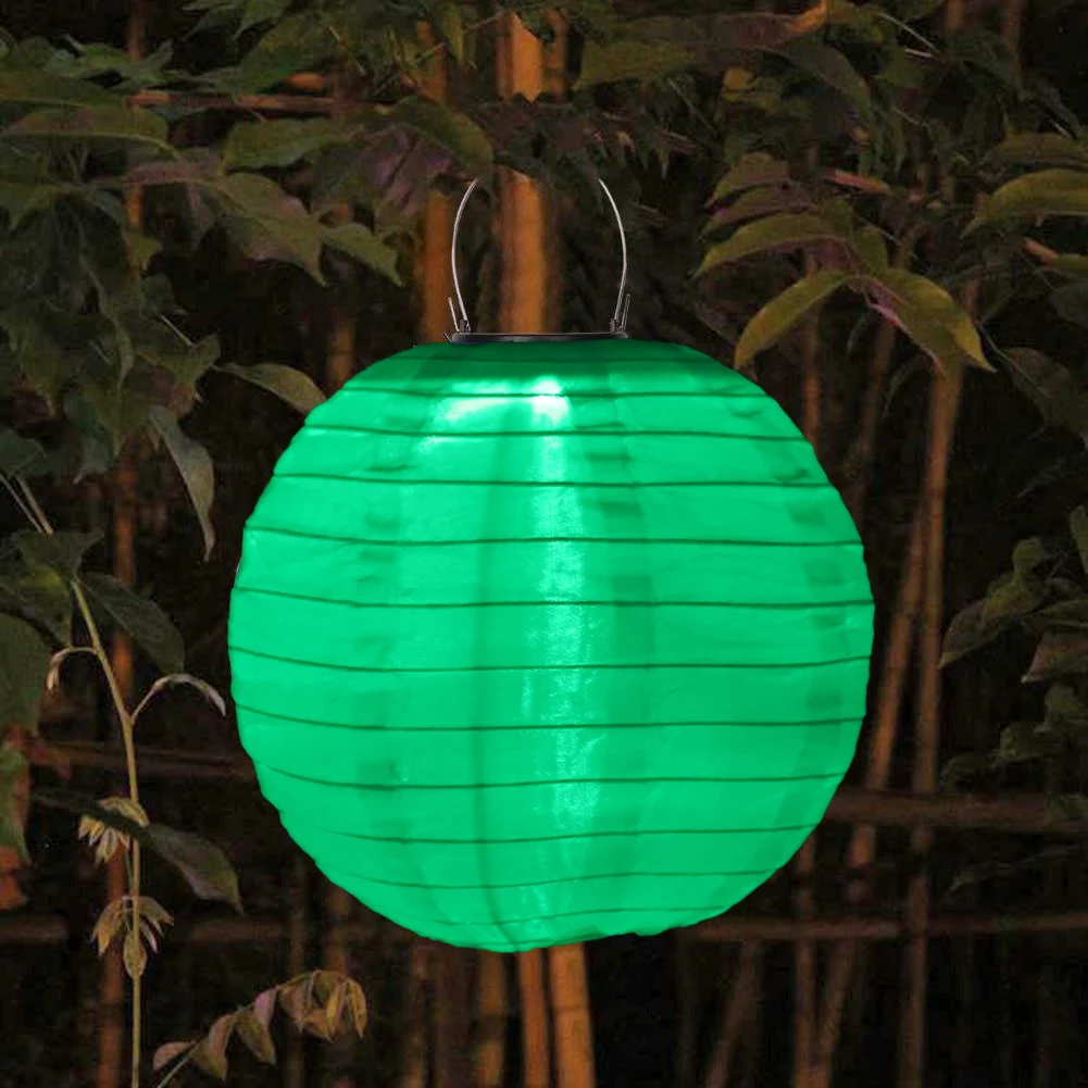 

Diameter 20cm Solar LED Lights Decorative Round Lantern Lampion Ball Festival Chinese Lantern for Wedding Party Decoration