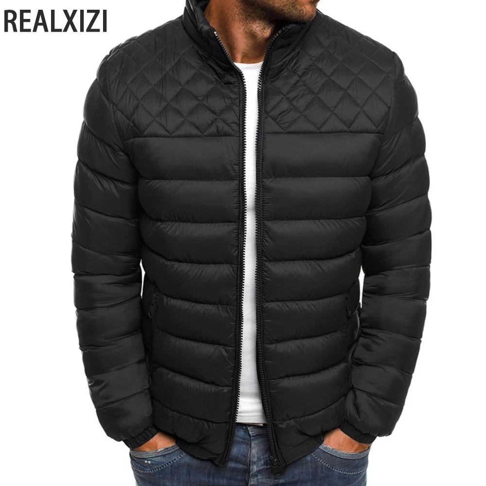 Winter Jacket Men Clothing Windproof Brand Streetwear Warm Jackets Comfortable Standup Collar Casual Coat Fashion Cotton Clothes