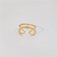 joolim high end pvd fashion exaggerating irregular rings for women stainless steel jewelry wholesale