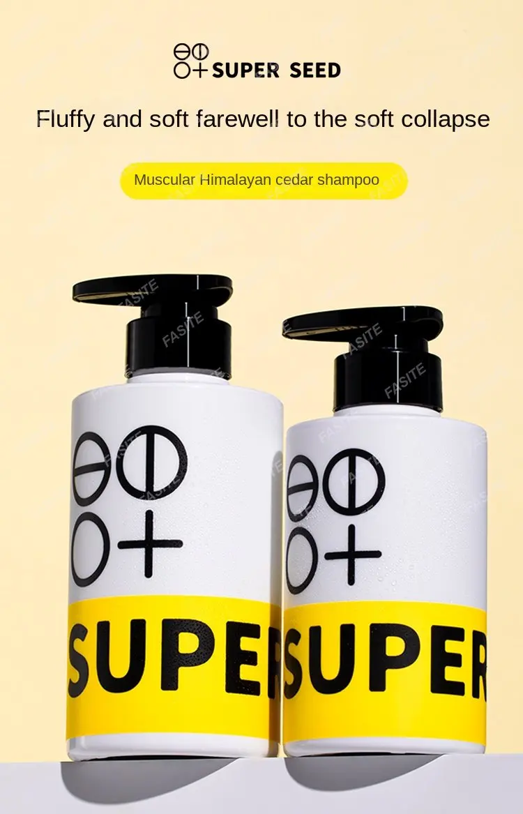 

Шампунь Super Seed, кедровое масло для контроля жирности, пушистое органическое очищение, Мягкий силикон