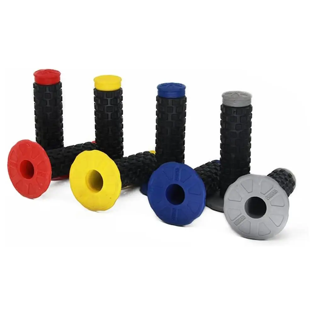 

2pcs 7/8" Universal Motorcycle Hand Bar Grips Anti-slip Rubber Racing Pillow Grip Modified Accessories 22mm